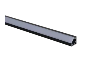 KSR Navara Black Angled Profile Bar With Opal Diffuser 1M