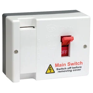 Main Switch Fused 100A White