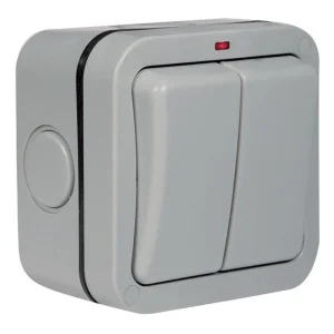 BG WP42 2 Gang 2 Way Weatherproof Switch IP66 20A