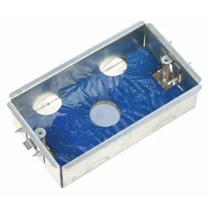 Scolmore Click WA4235 2 Gang Dry Lining Box 35mm Pre Galvanised Steel