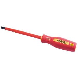 Draper 46519 Fully Insulated Plain Slot Screwdriver 6.5 x 150mm