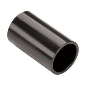 PVC-U Round Conduit Straight Coupler 25mm Black