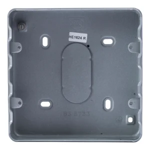 Grid Plus 6/8-Gang Grid Surface Mount Metalclad Back Box with Knockouts 4x20mm 4 x 25mm