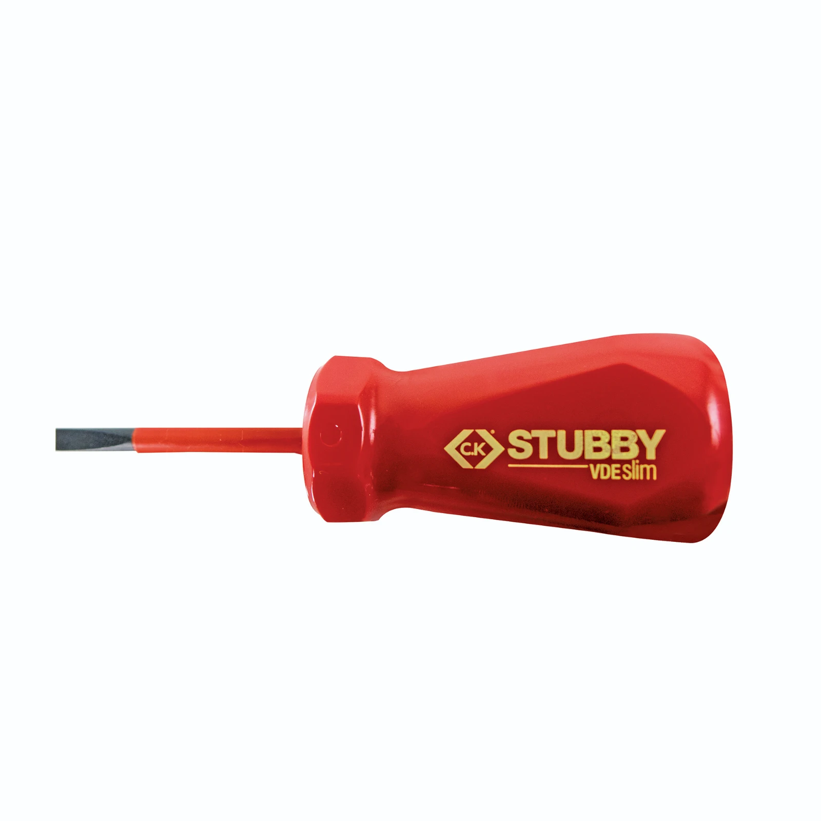 CK Tools T48344-040 Stubby Screwdriver VDE Slim SL4.0x46
