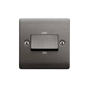 Designa 25S5FSJ 1 Gang Triple Pole Fan Isolator Switch Graphite