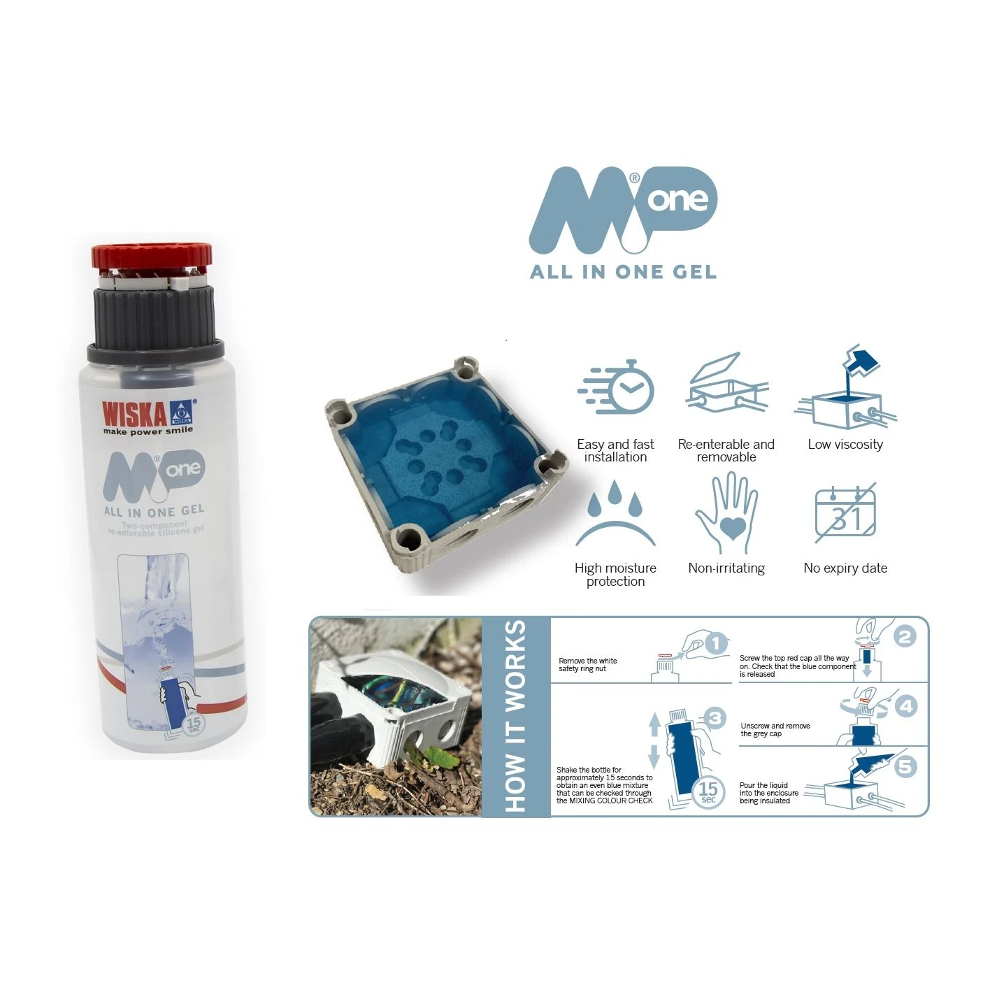 Wiska MP109 Twist & Go Gel Box Filler 900ml