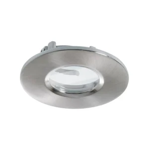 KSR Firebreak Qr Downlight GU10 c/w Satin Chrome Bezel IP65 Satin Chrome
