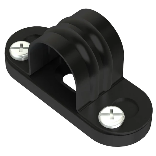Saddle Spacer Bar 25mm Fire Resistant Steel Black - Image 2