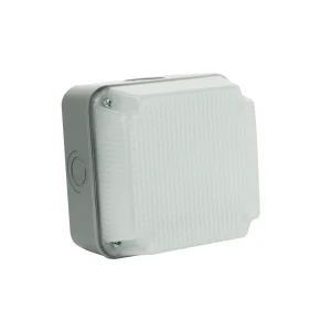 Bulkhead LED Square Conduit 4.5W 4000K 400lm Grey IP65
