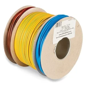 Greenbrook TC3-R 100Mtr 3mm Mixed Sleeving Roll Green & Yellow/Brown/Blue