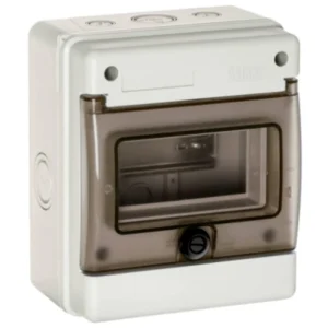 Distribution Box Indubox 6 Module 170X200X115mm Grey Smoked IP65