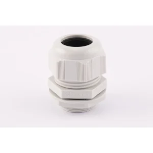 Dome Top Cable Gland IP68 C/W Locknut M32 L.Grey 18-25mm Diameter
