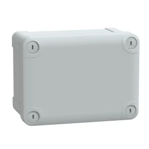 ABS Box IP66 IK07 RAL7035 Internal H150W105D80 External H164W121D87 Opaque Cover H20
