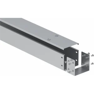 100 x 100mm Galv Trunking Body, Lid, Coupler & Conn Fixings - 3mtr
