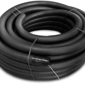90mm Black Pe Double-Walled Ducting Corrugated Exterior Smooth Interior (50Mtr Coil)