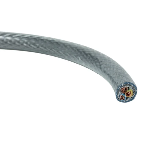 Cable Commodity Code Commodity Cables SY03C 6.0mm² Clear PVC Col/Code Steel Braid Cable 3 ...