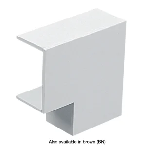 Bend Flat 38 x 25mm White for MMT4 Trunking