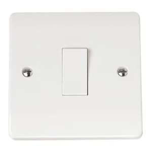 Click Mode CMA025 1-Gang Intermediate Plate Switch 10AX White