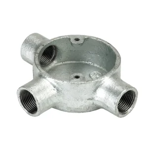 Steeple 20G/3WBX Malleable 3-Way Conduit Box 20mm - Tee