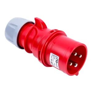 Niglon 32APLUG4RE Plug 3P+E 32A 400V Red