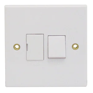 Essentials 11SPU13 13A Switched Fused Spur Connection Unit White