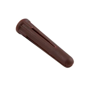 Unicrimp QWPB001 Wall Plugs Brown - 100 Pack