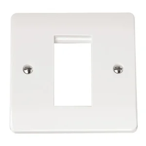 Click Mode Frontplate 1 Gang 1 Aperture White