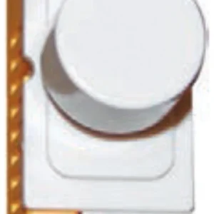 Dimmer Switch Kit 2 Way White Knob&5A Black/White Grid Inlays