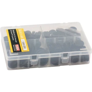 Grommet Variety Tub 20-25mm Black Rubber Open & Closed Grommets
