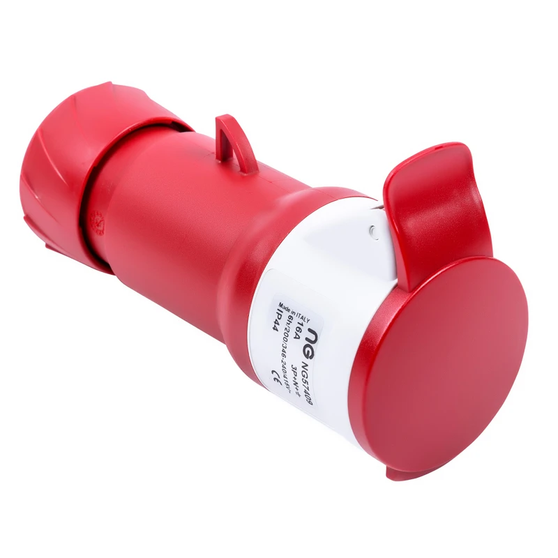 Niglon 57409 4P+E Trailing Socket 16A 400V Red - Image 2
