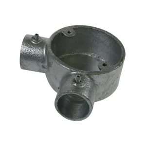 Conlok Circular Angle Box 20mm Galvanised Push Fit