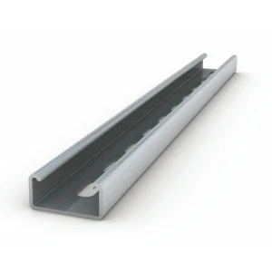 Unitrunk Combination Profile Slotted Shallow Channel 41 x 21mm x 3m Grey