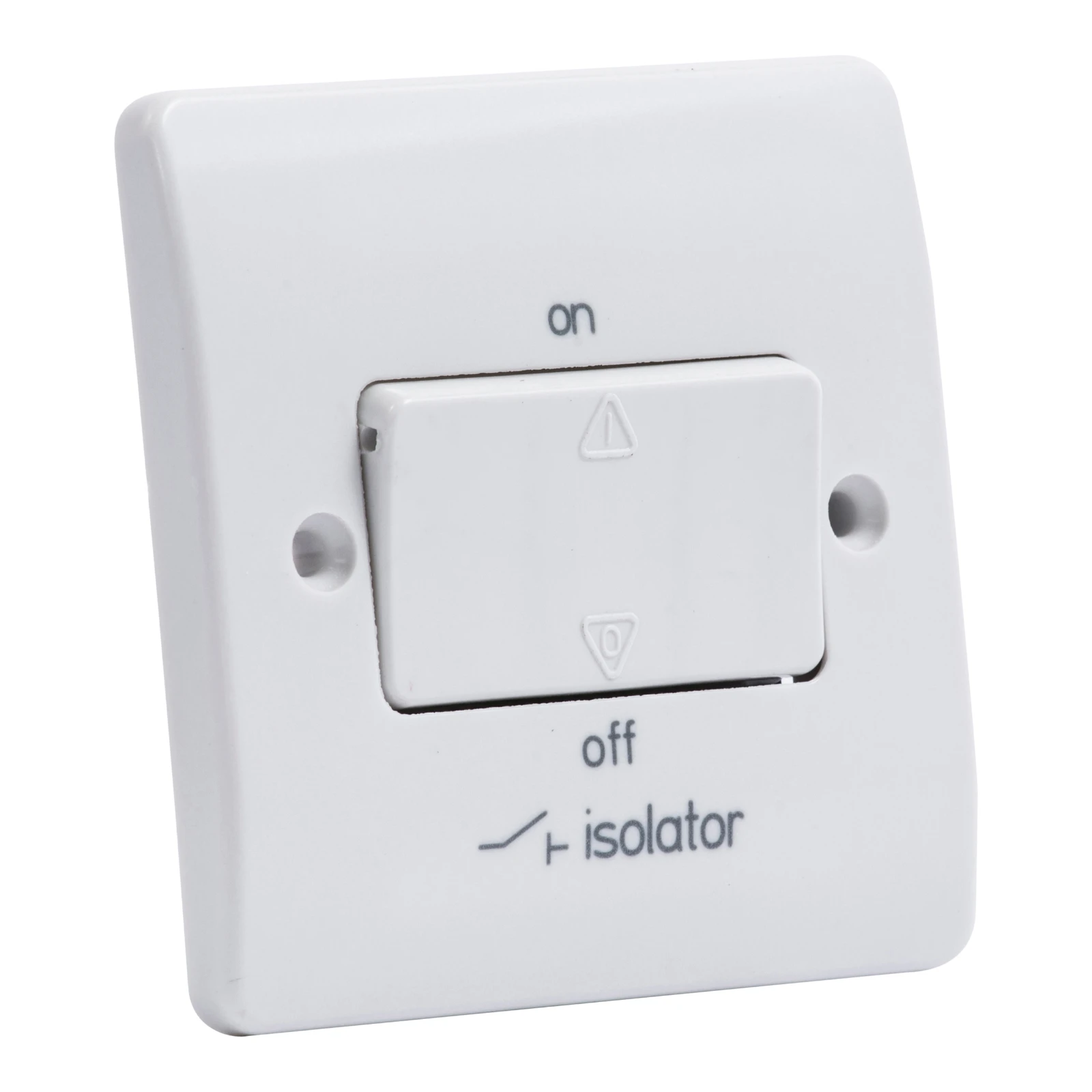 MK K4859WHI 3 Pole Fan Isolator No Lock + Key 10A White