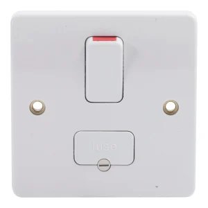 MK K330WHI Logic Plus 13A Switched Spur + Flex Outlet White
