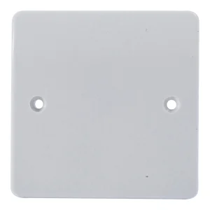 MK K3827WHI 1 Gang Blank Plate White