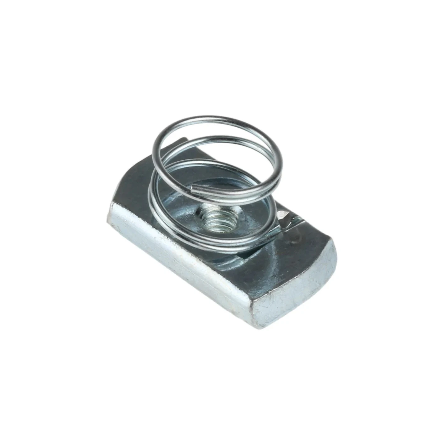 M6 Short Spring Channel Nuts BZP - Image 2