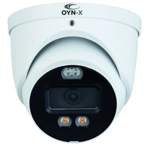 Qvis EAGLE8C-AD-TUR-FW 8MP/4K Fixed Lens Full-Colour Active Deterrence HDCVI IR Turret Camera (White)