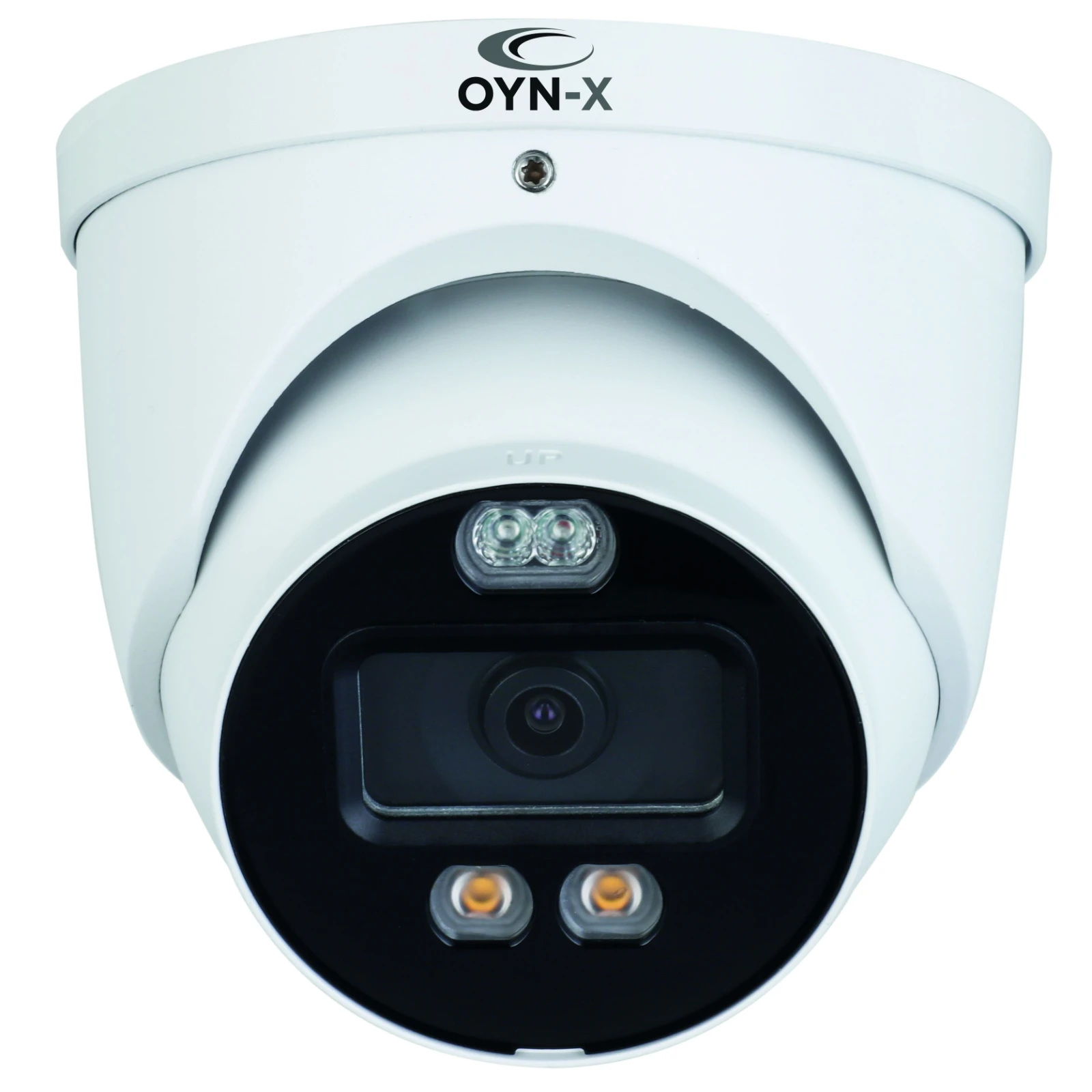 Qvis EAGLE8C-AD-TUR-FW 8MP/4K Fixed Lens Full-Colour Active Deterrence HDCVI IR Turret Camera (White) - Image 2