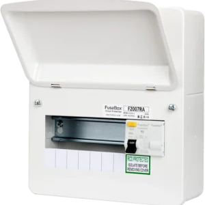 Fusebox Consumer Unit 7 Way (80A 30Ma RCD Type A)