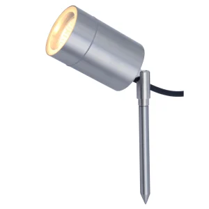 Rado IP44 GU10 Spike Light Stainless Steel With IP67 Loop In/Out Connector