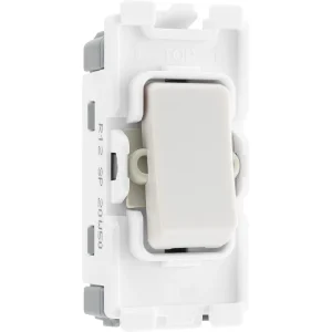 White 1 Way Single Pole 20A 20AX Module