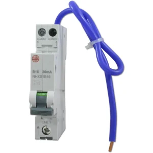 Wylex RCBO SP&N Single Module B Curve 16A 30mA