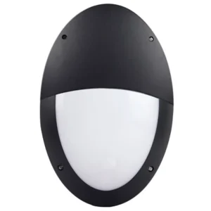 KSR Bulkhead LED Oval Eyelid 12W Black 4000K