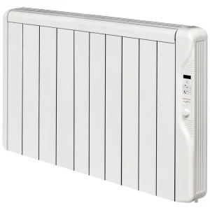 Elnur RX10E-PLUS 1.25kW Electric Radiator 24/7 Digital Timer Aluminium IP2X