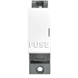 Verve HM3115 Micro Grid 1 Gang Unswitched Fused Spur Unit White