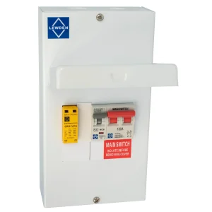 Surge Protection Enclosure Unit includes Main Switch and MCB