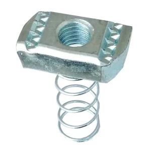 M8 Long Spring Channel Nuts BZP