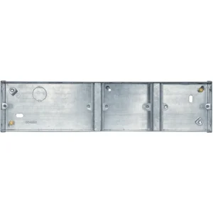 Box 2X1X1 Gang Back 35mm Steel
