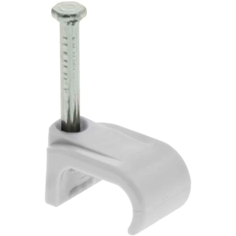 1 - 1.5mm (T&E Cable) Cable Clips - White - Image 2