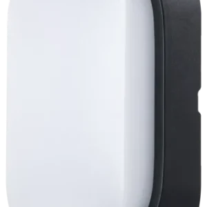 Eco Oval Bulkhead PIR IP54 700Lm 10W 4000K Supplied With Black And White Trim